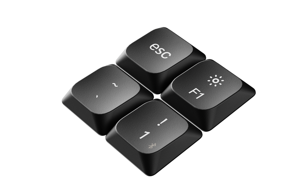 Keycaps low-profile PBT double-shot