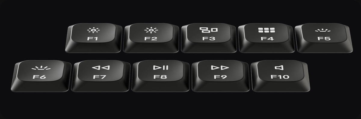 Keycaps low-profile PBT double-shot