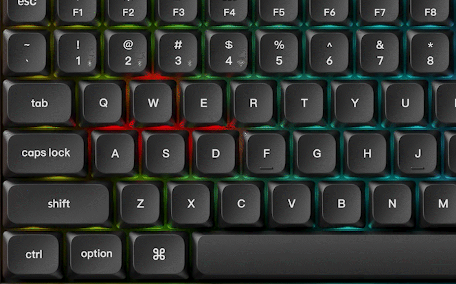 Demonstração do efeito Mix RGB com duas zonas de cor