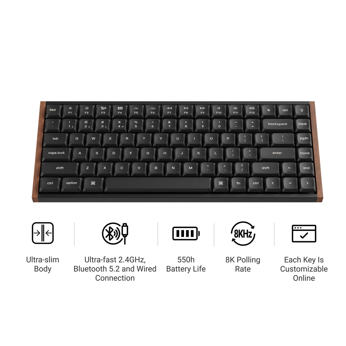 Keychron K3 Ultra 8K Wireless Custom Mechanical Keyboard