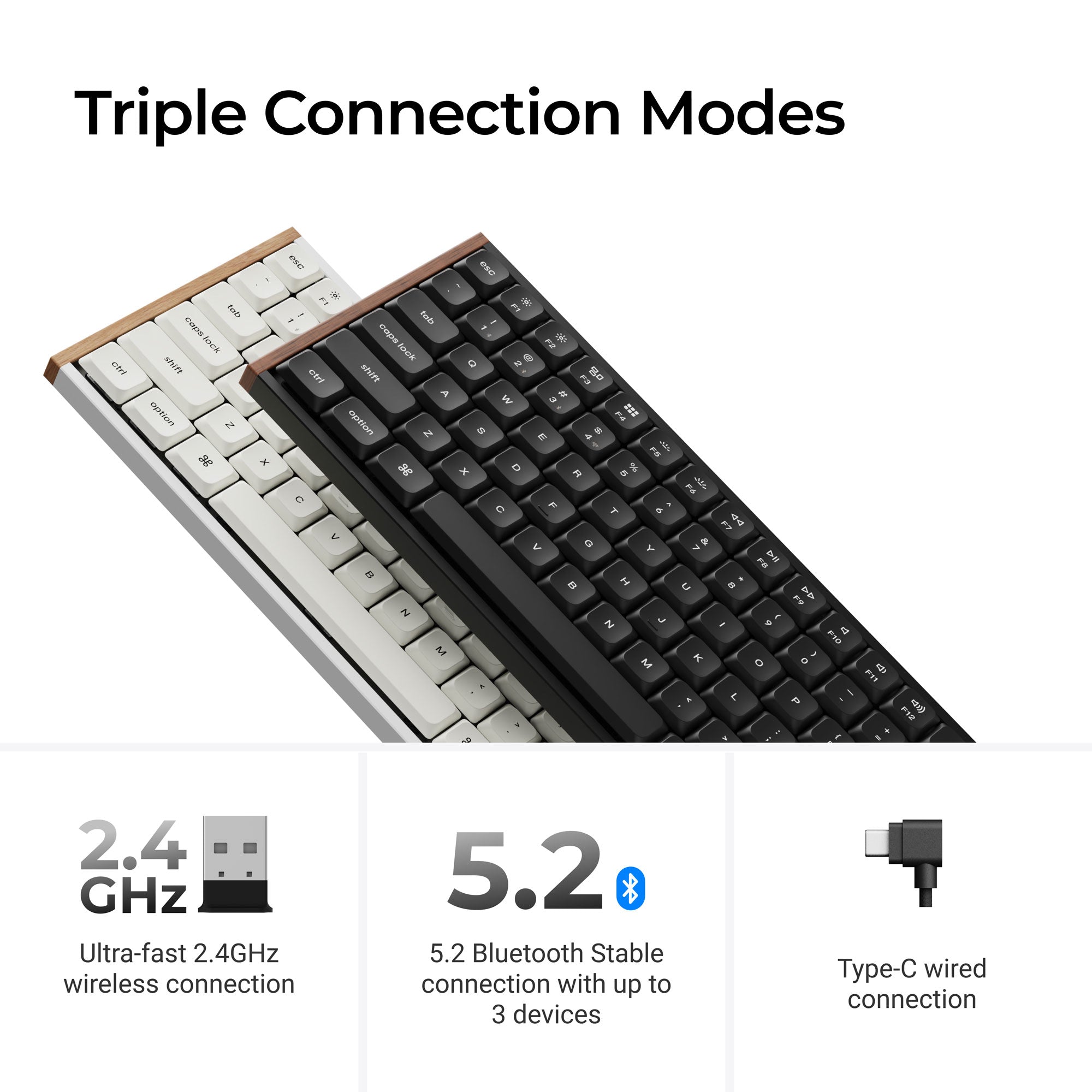 Keychron K3 Ultra 8K Wireless Custom Mechanical Keyboard keyboard image