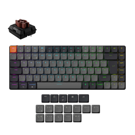 Keychron K3 Version 3 Ultra Slim Wireless Mechanical Keyboard DE-ISO Low Profile Brown Switch