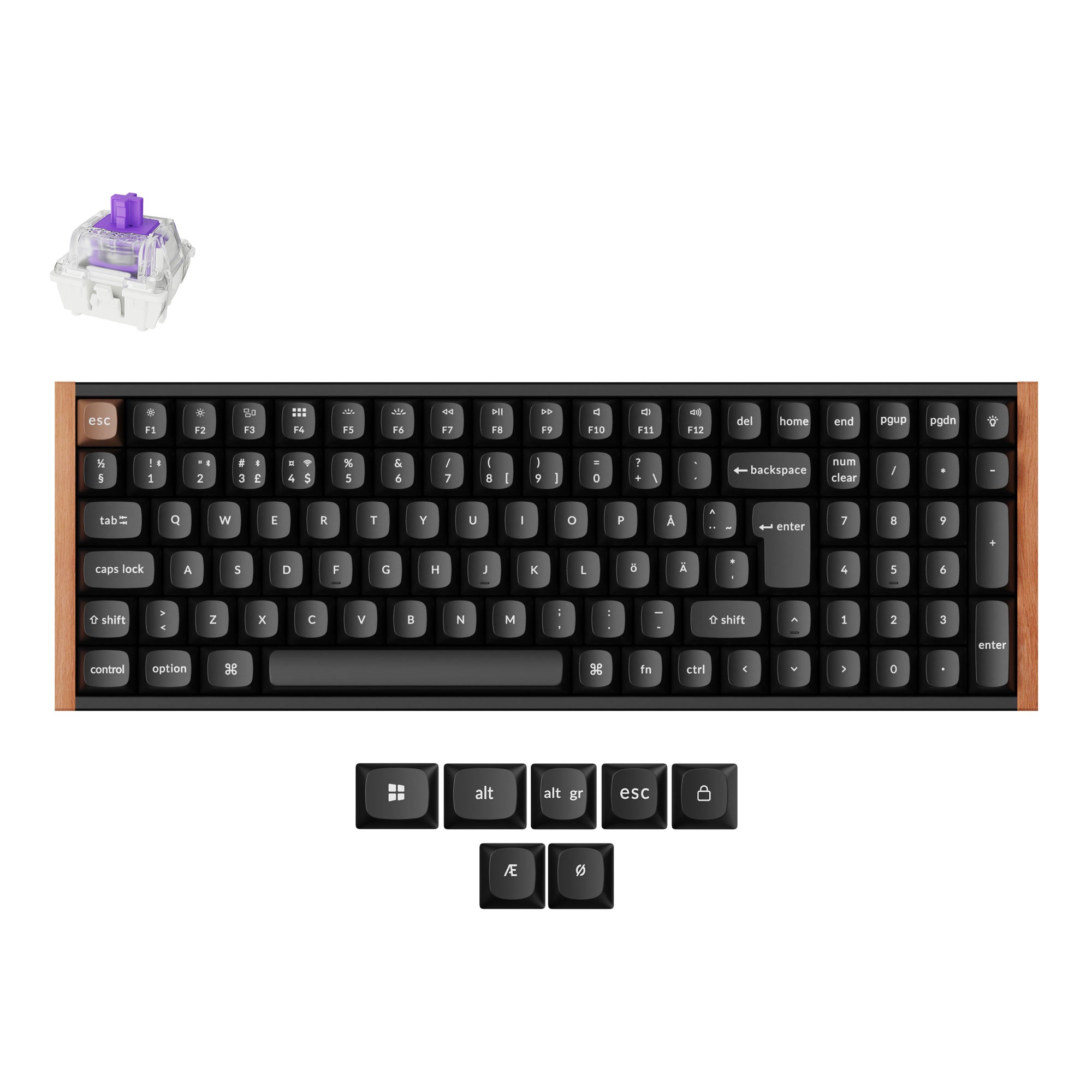 Keychron K4 HE Wireless Magnetic Switch Custom Keyboard ISO Layout Collection keyboard image