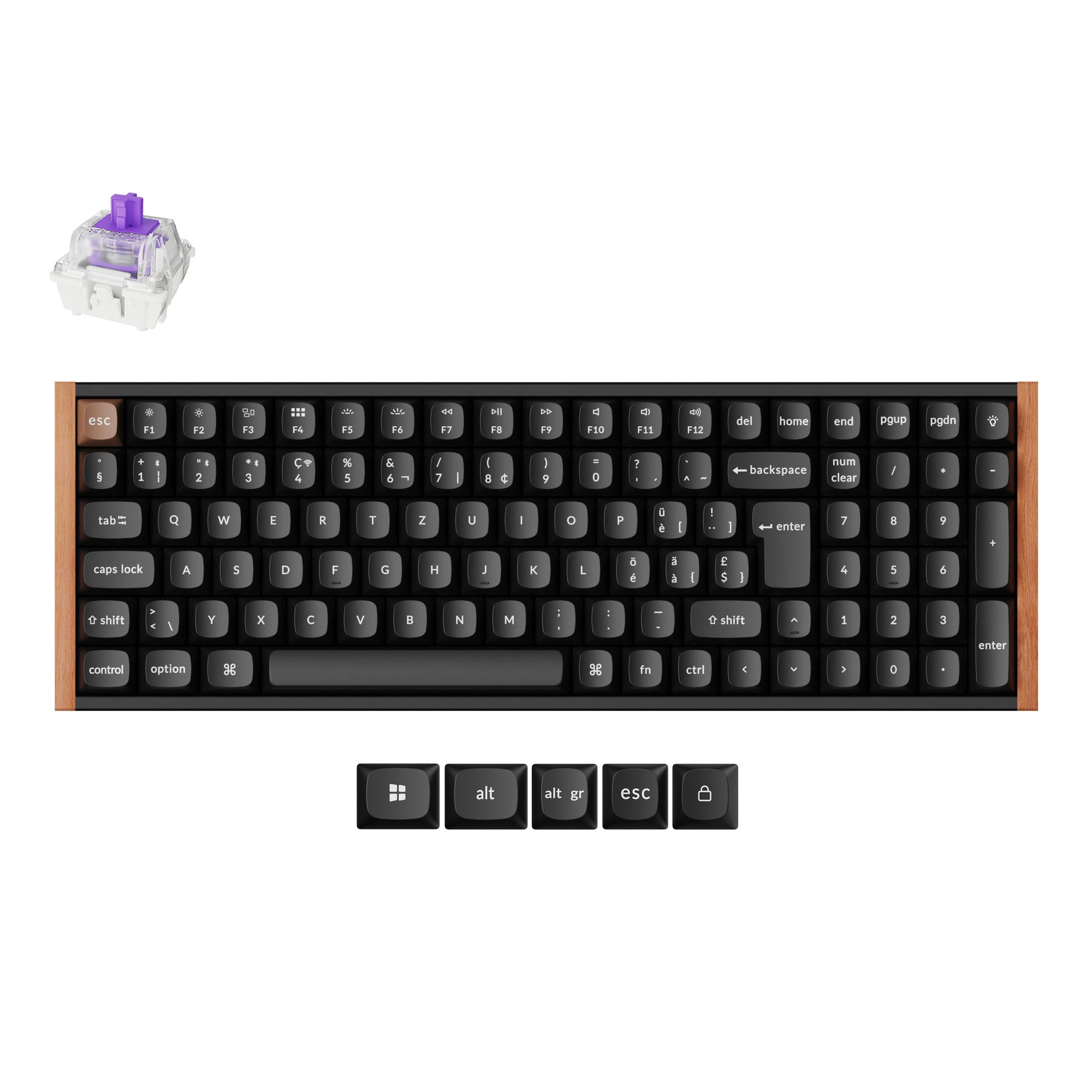 Keychron K4 HE Wireless Magnetic Switch Custom Keyboard ISO Layout Collection keyboard image