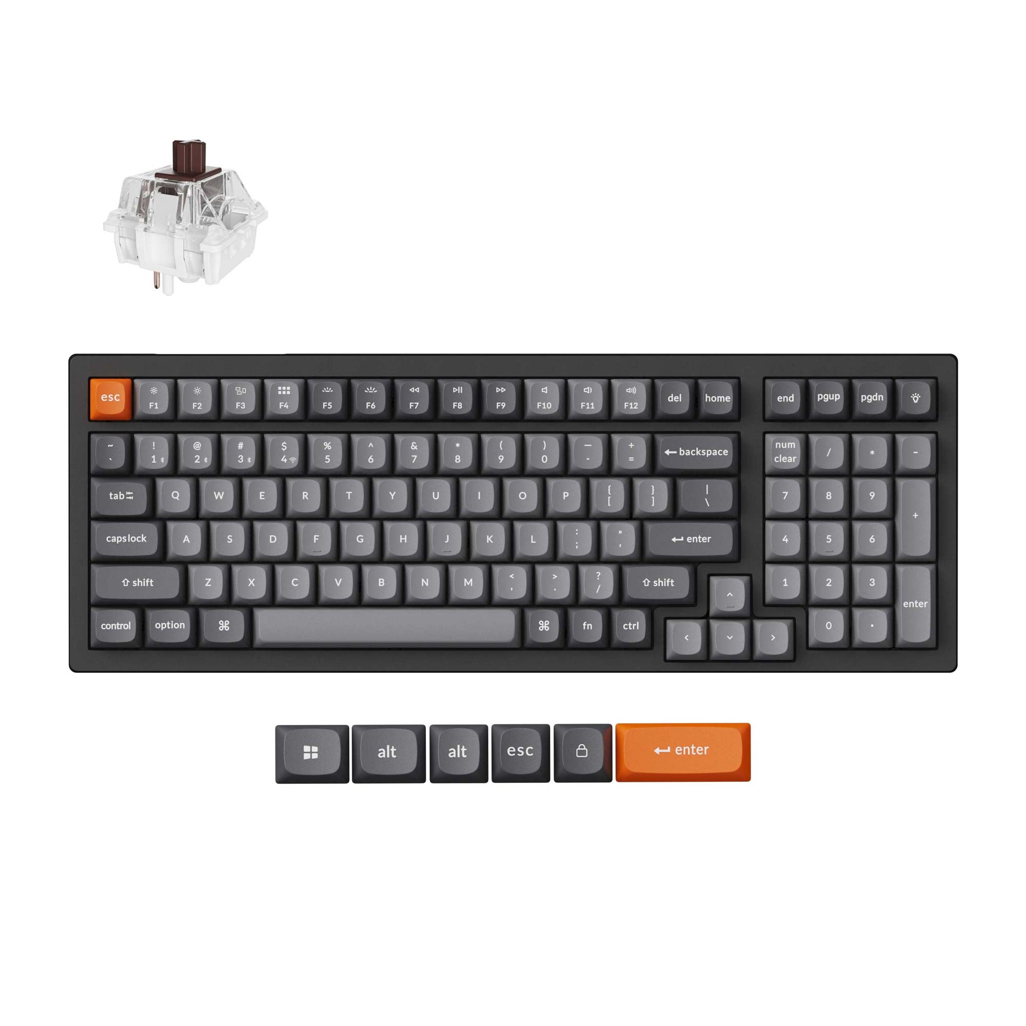 Keychron K4 Max QMK Wireless Mechanical Keyboard keyboard image