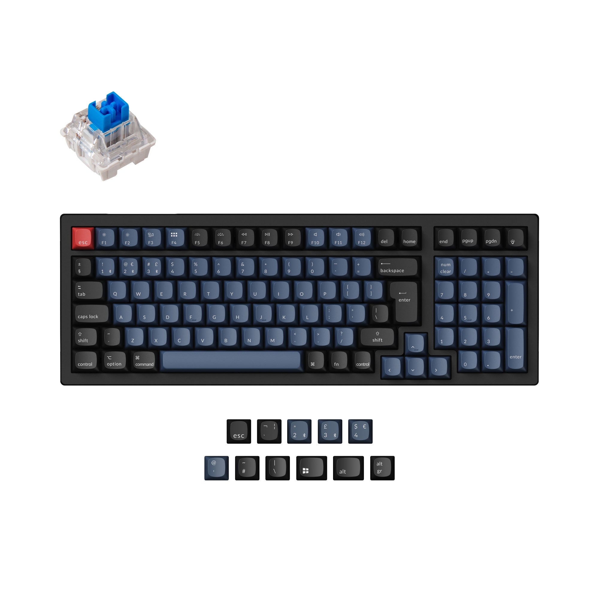 Keychron K4 Pro QMK/VIA Wireless Mechanical Keyboard ISO Layout Collec