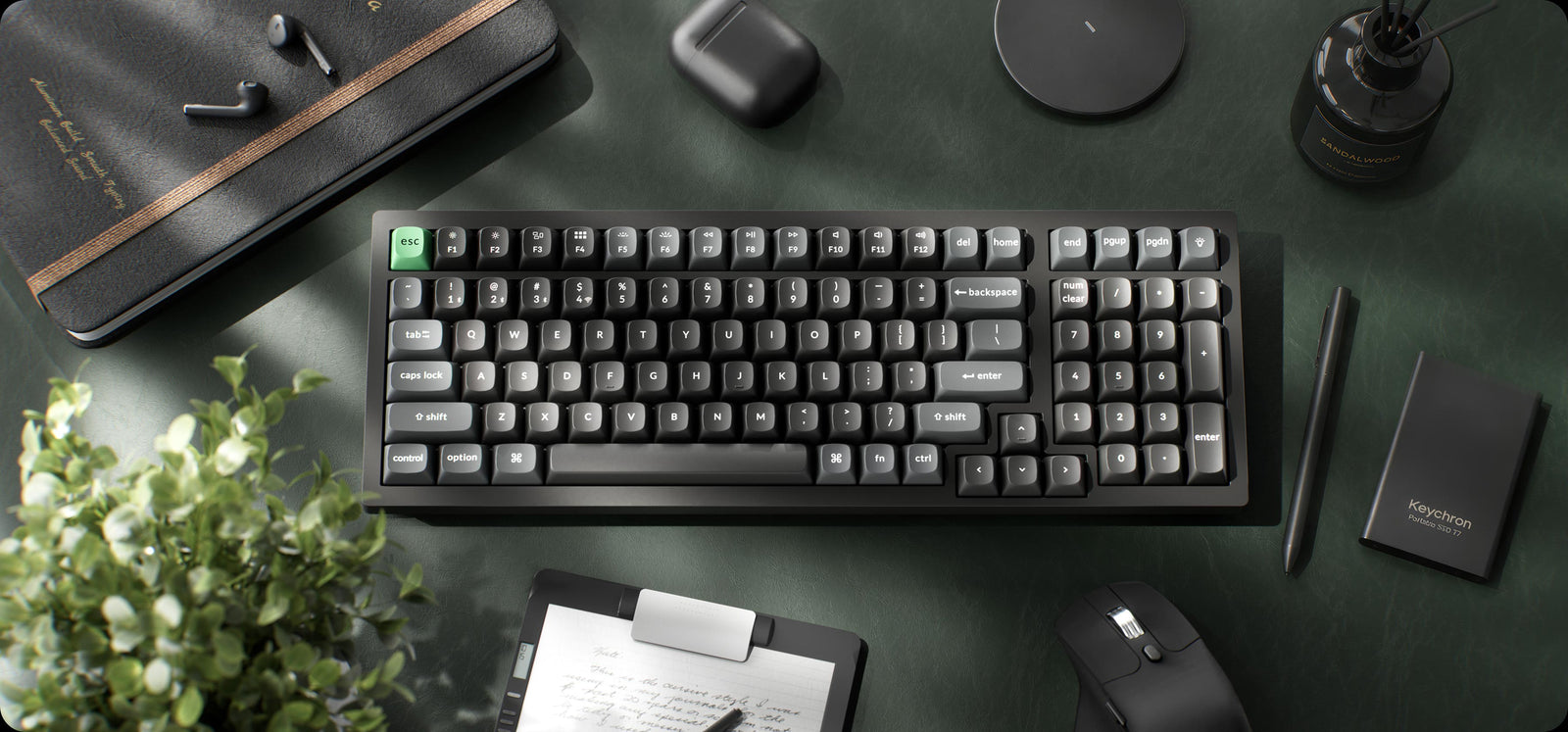 Keychron K4 Ultra 8K na cor preta