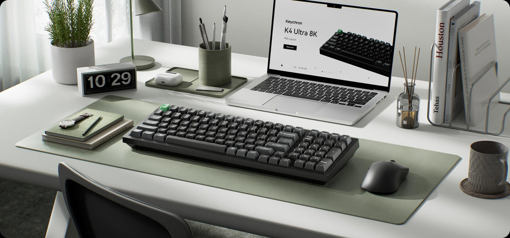 Layout compacto 96% do Keychron K4 Ultra 8K