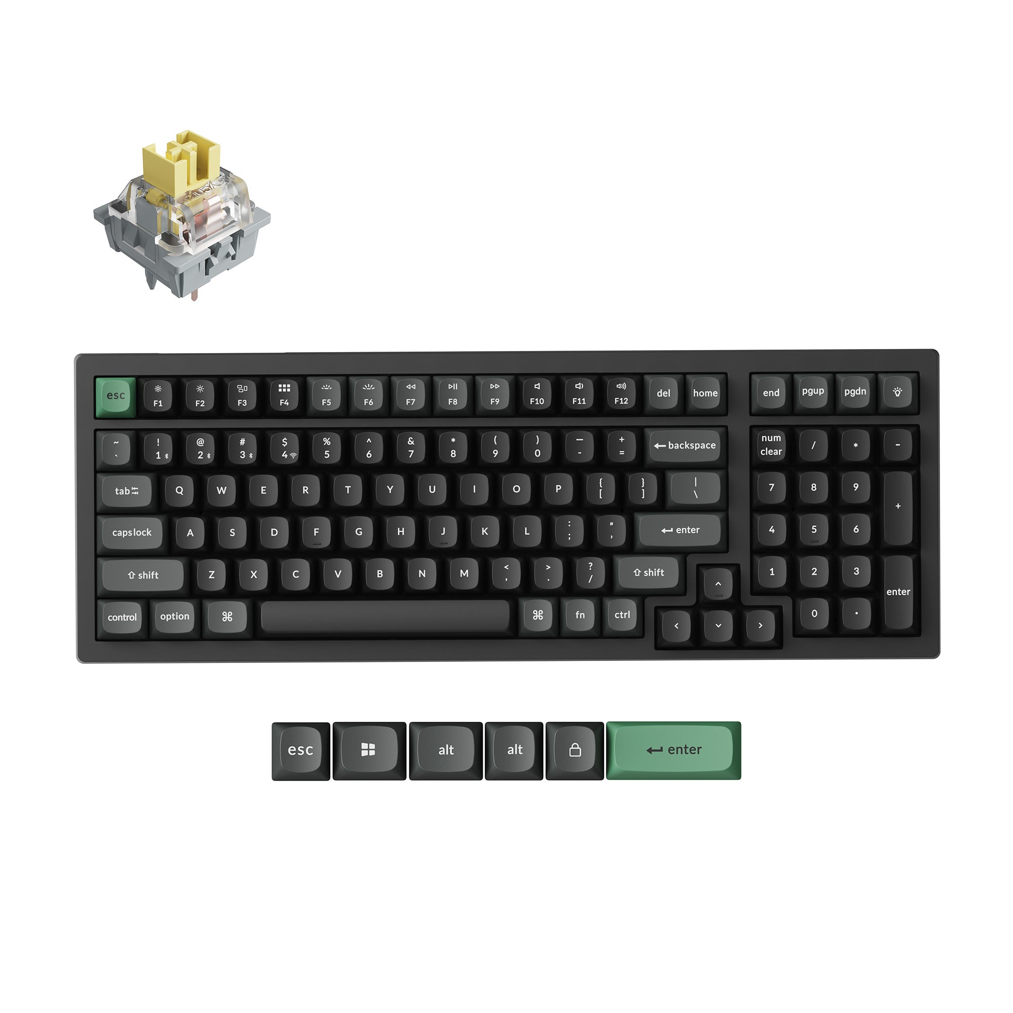 Keychron K4 Ultra 8K Wireless Custom Mechanical Keyboard keyboard image
