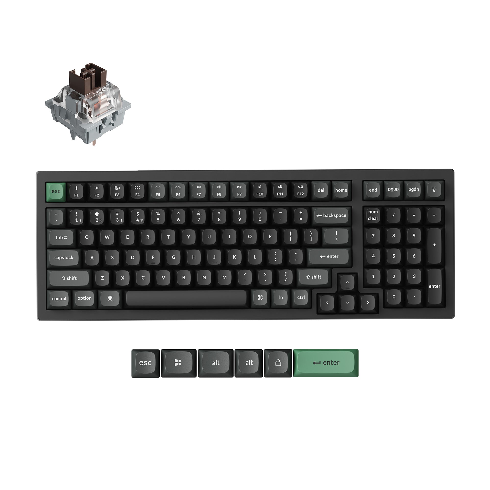 Keychron K4 Ultra 8K Wireless Custom Mechanical Keyboard keyboard image