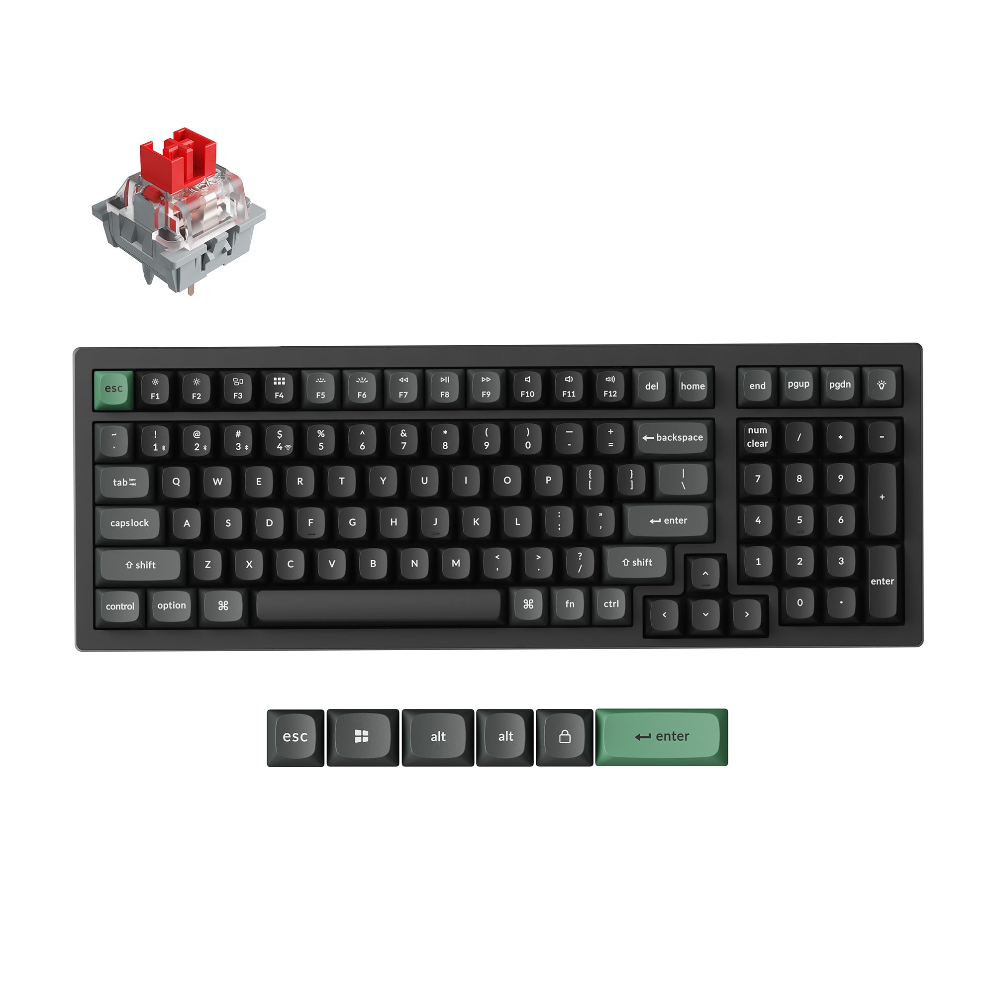Keychron K4 Ultra 8K Wireless Custom Mechanical Keyboard keyboard image