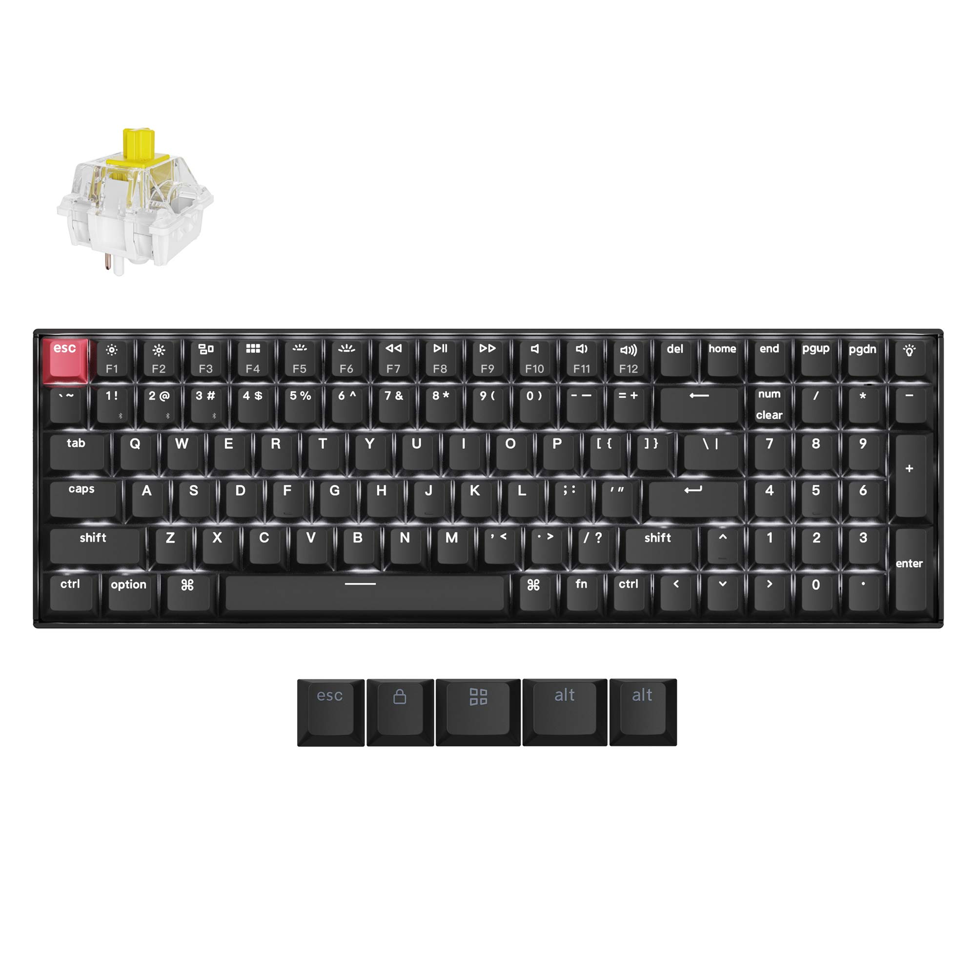 Keychron K4 QMK Wireless Mechanical Keyboard (Version 3) keyboard image
