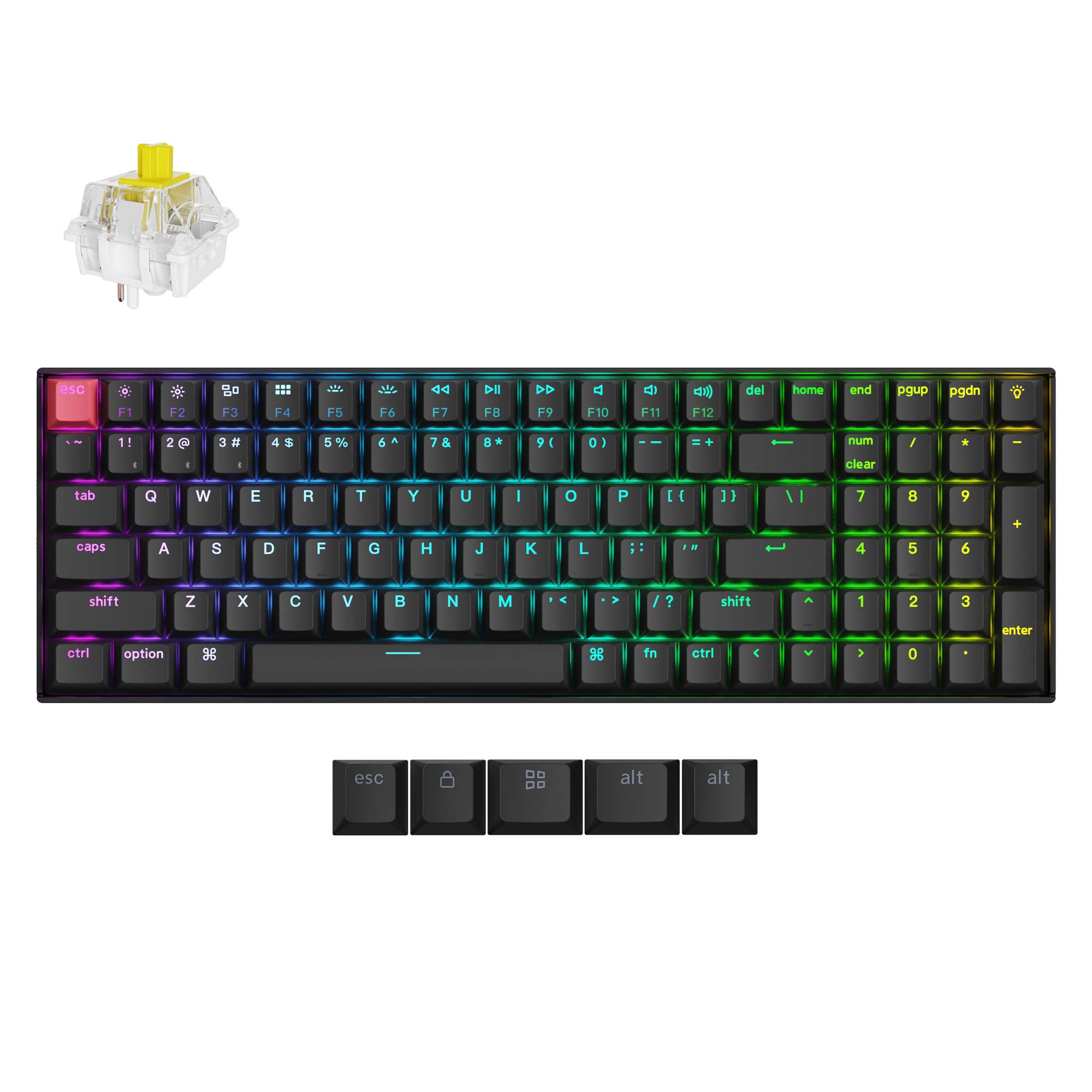 Keychron K4 QMK Wireless Mechanical Keyboard (Version 3) keyboard image