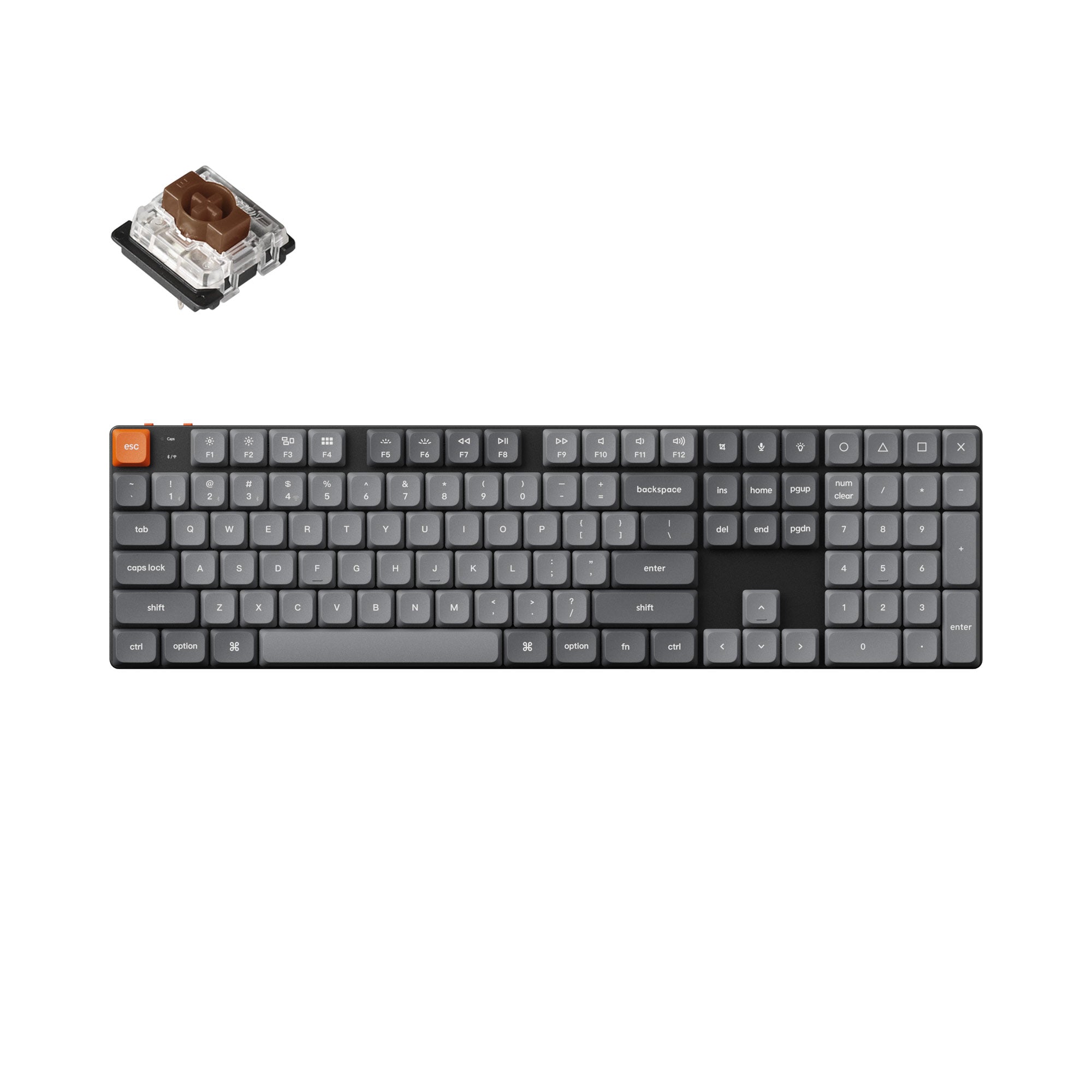 Keychron K5 Max ワイヤレスメカニカルキーボード Keychron-K5-Max-QMK-VIA-ultra-