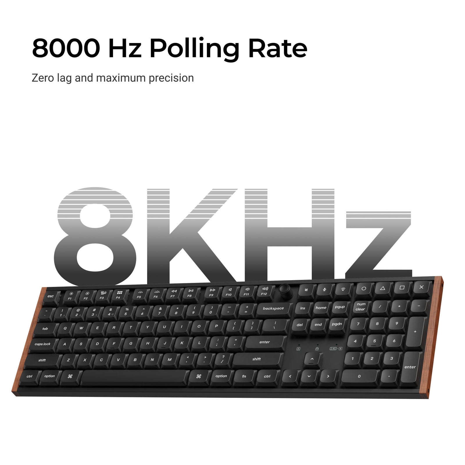 Taxa de polling de 8000 Hz do K5 Ultra