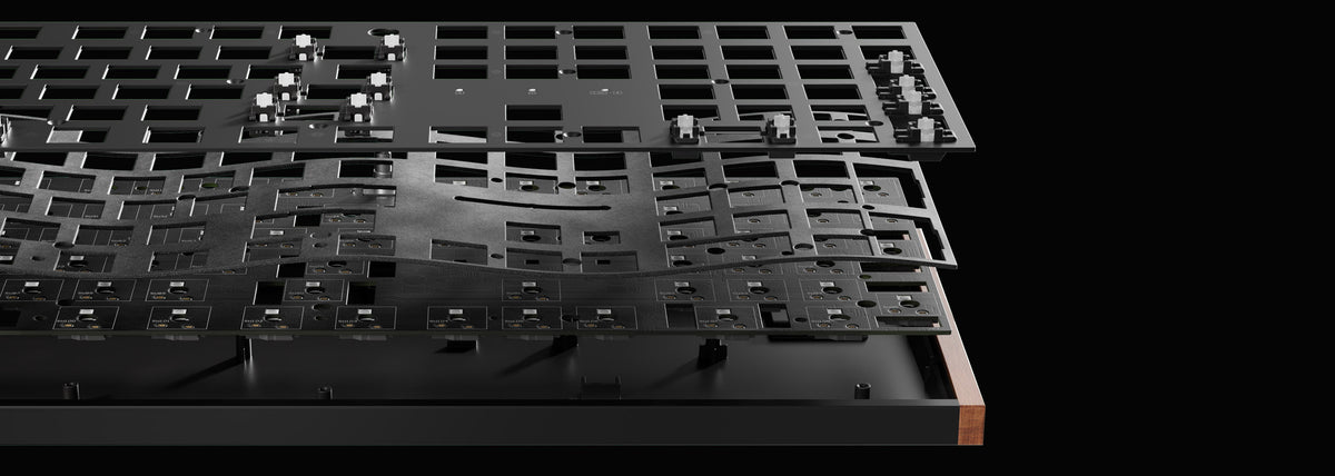 Camadas acústicas internas do K5 Ultra