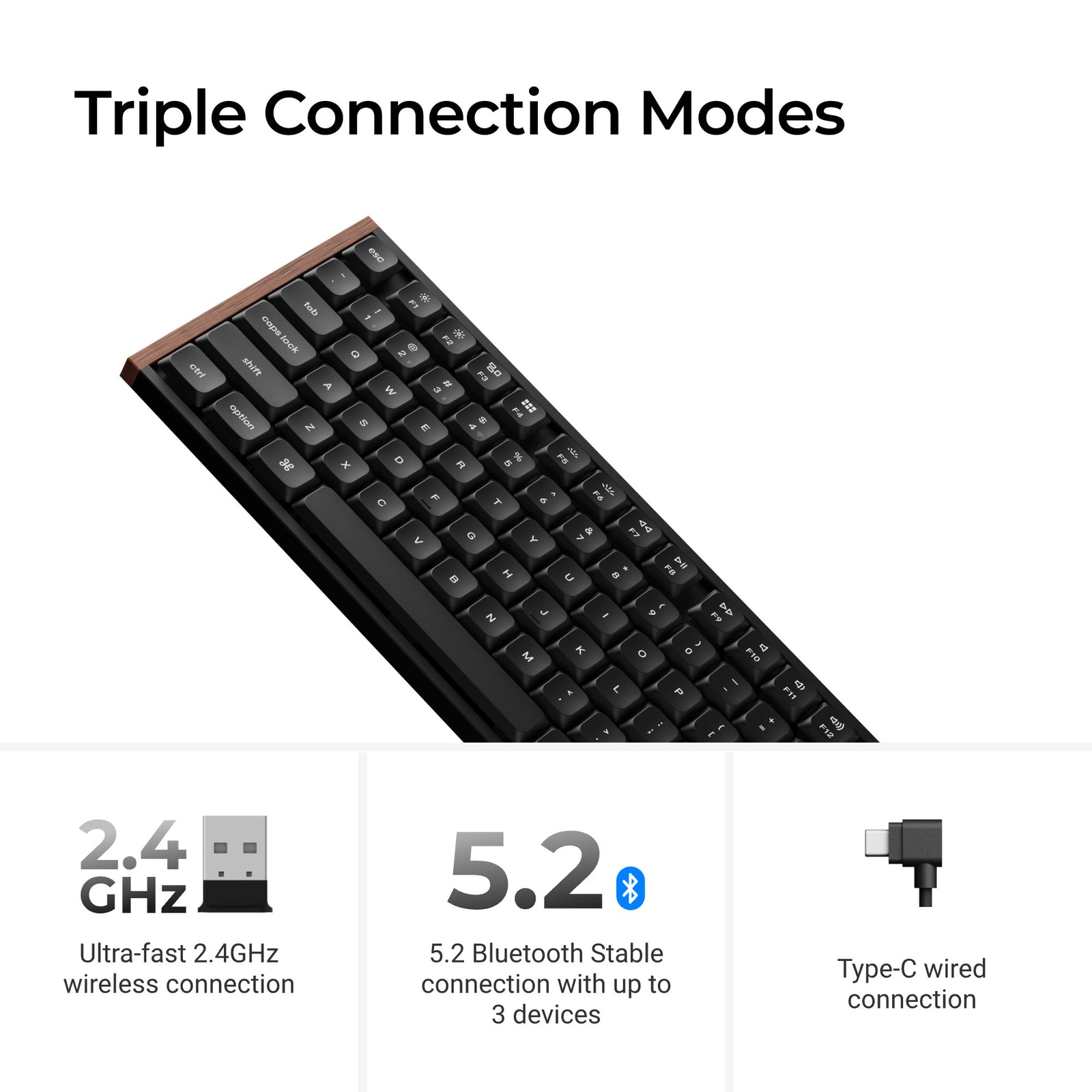 Três modos de conexão do K5 Ultra