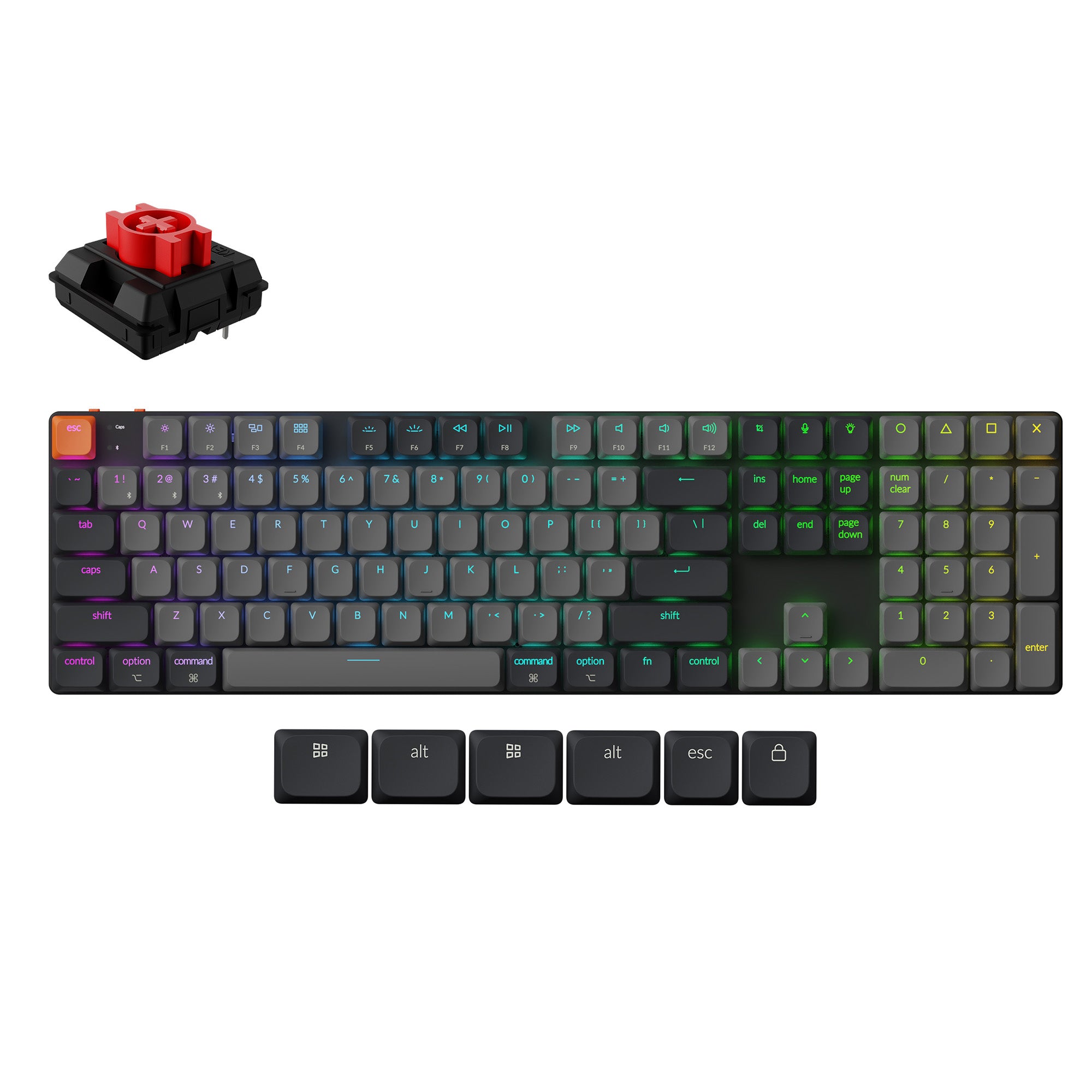 Keychron K5 QMK Wireless Mechanical Keyboard (Version 2) keyboard image
