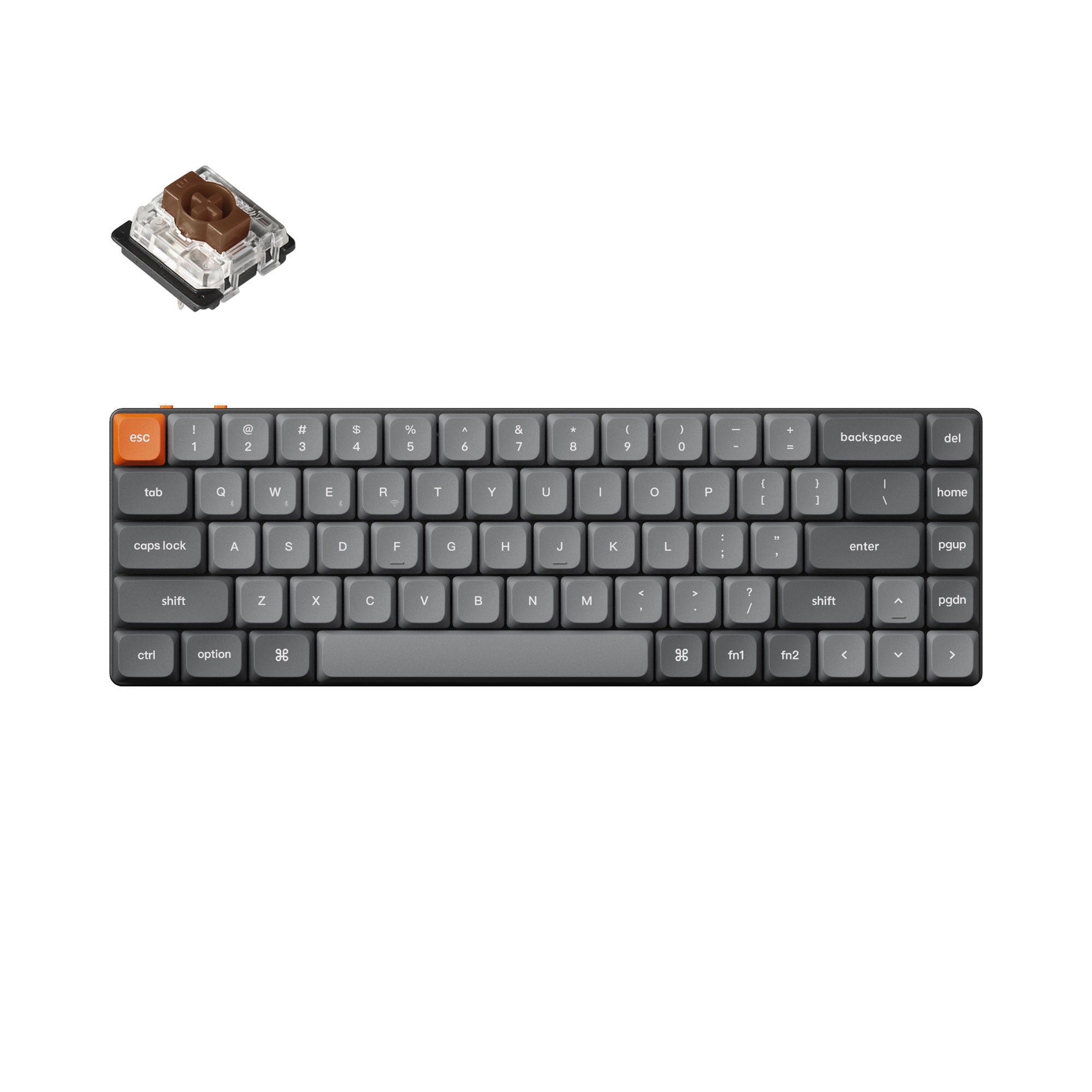 Keychron K7 Max QMK/VIA ワイヤレス メカニカルキーボード Keychron K7 Max QMK/VIA Wireless Custom Mechanical Keyboard