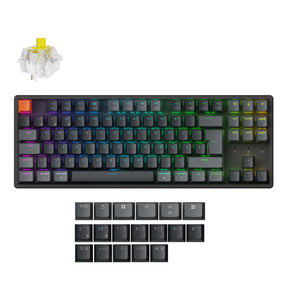Keychron K8 QMK Wireless Mechanical Keyboard Version 2 Keychron Super Banana Switch German Layout