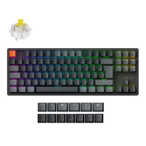 Keychron K8 QMK Wireless Mechanical Keyboard Version 2 Keychron Super  Banana Switch FR Layout