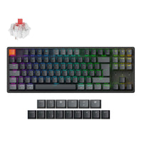 Keychron K8 QMK Wireless Mechanical Keyboard Version 2 Keychron Super Red Switch Nordic Layout