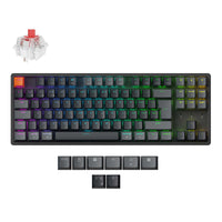Keychron K8 QMK Wireless Mechanical Keyboard Version 2 Keychron Super Red Switch Swiss Layout
