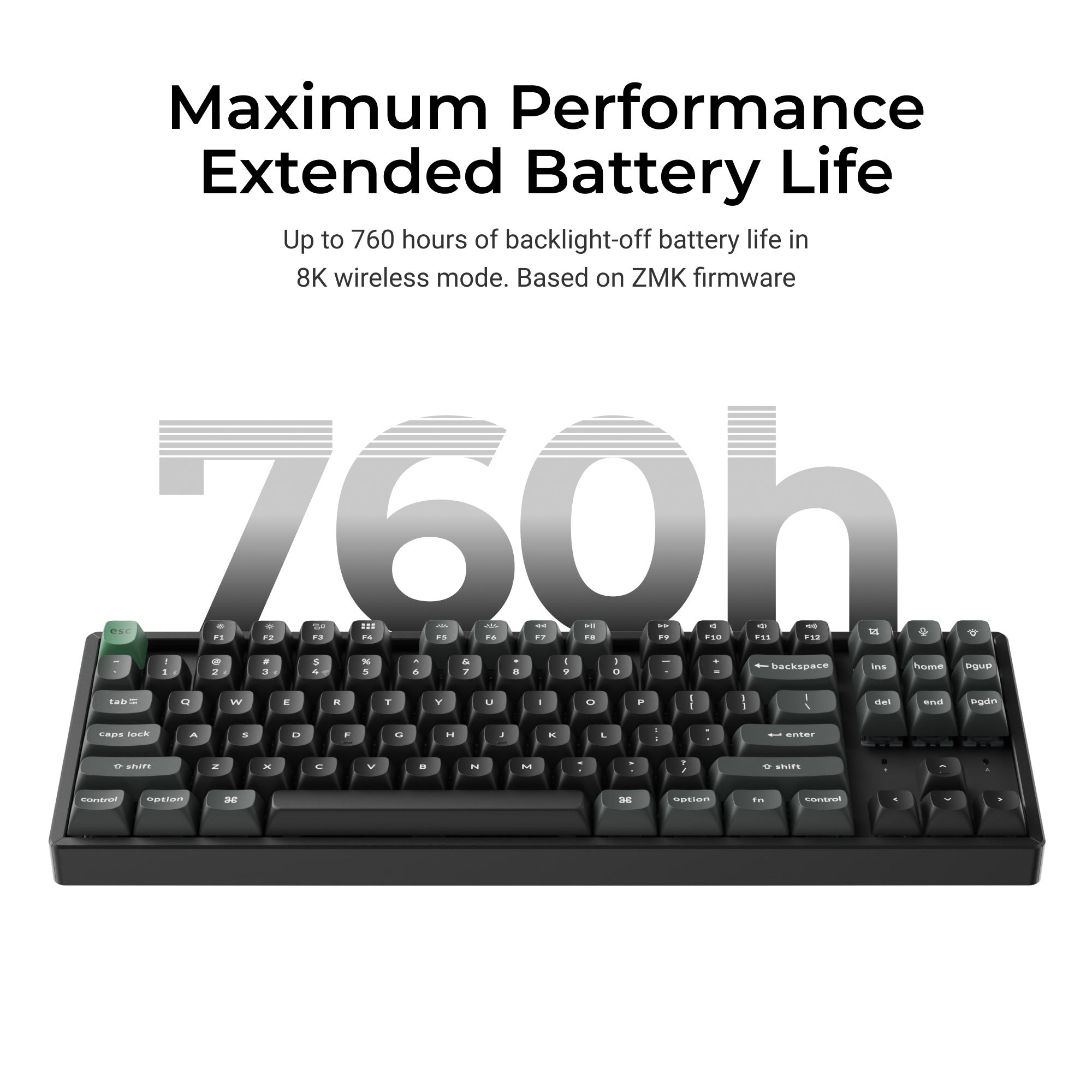 Keychron K8 Ultra 8K Wireless Custom Mechanical Keyboard keyboard image