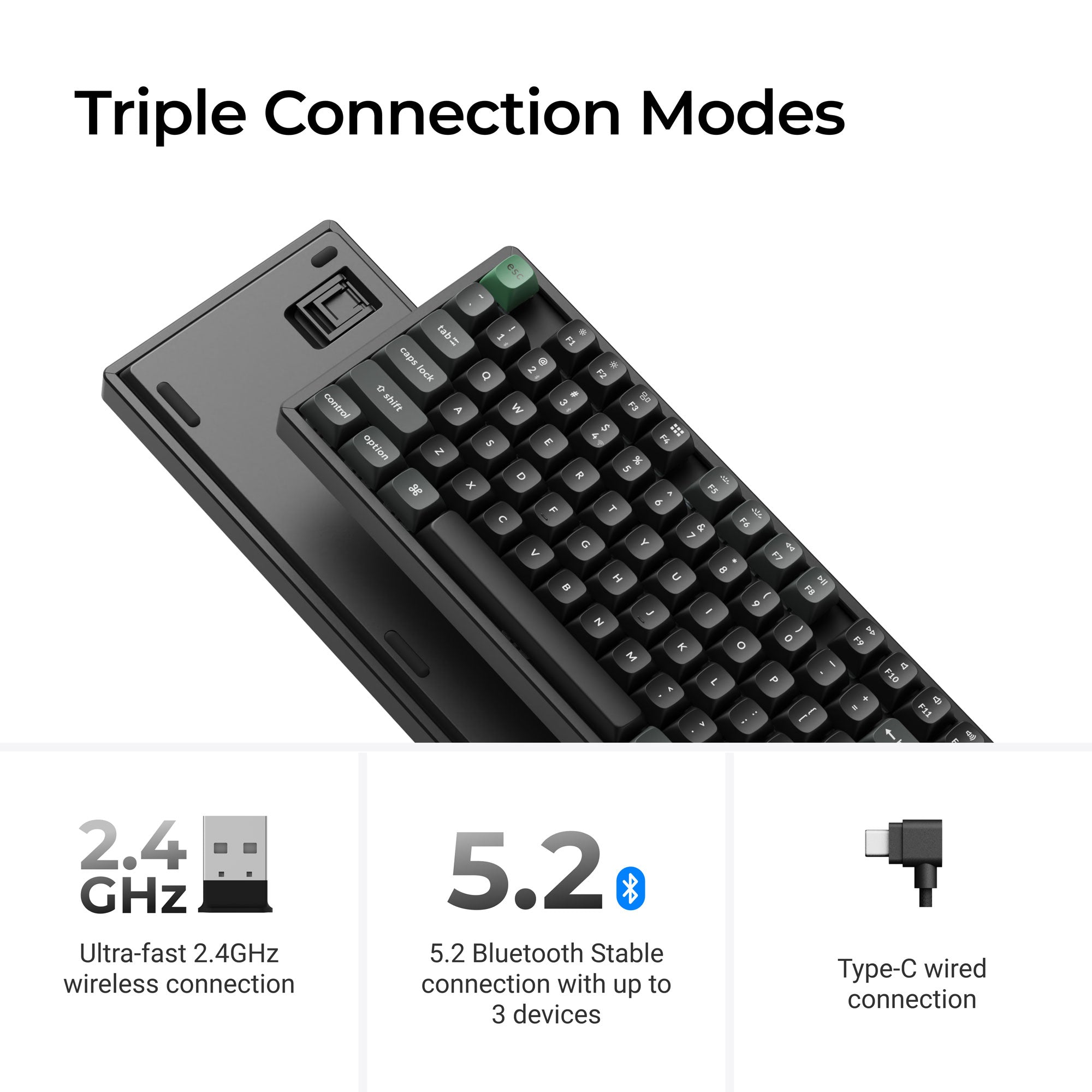 Keychron K8 Ultra 8K Wireless Custom Mechanical Keyboard keyboard image