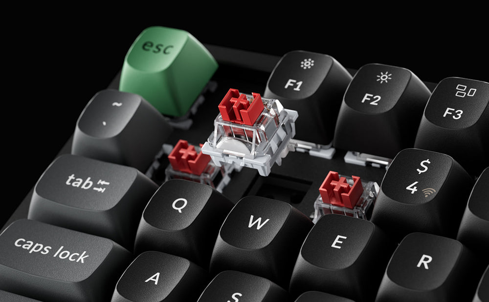 Troca de switches sem solda no Keychron K8 Ultra 8K
