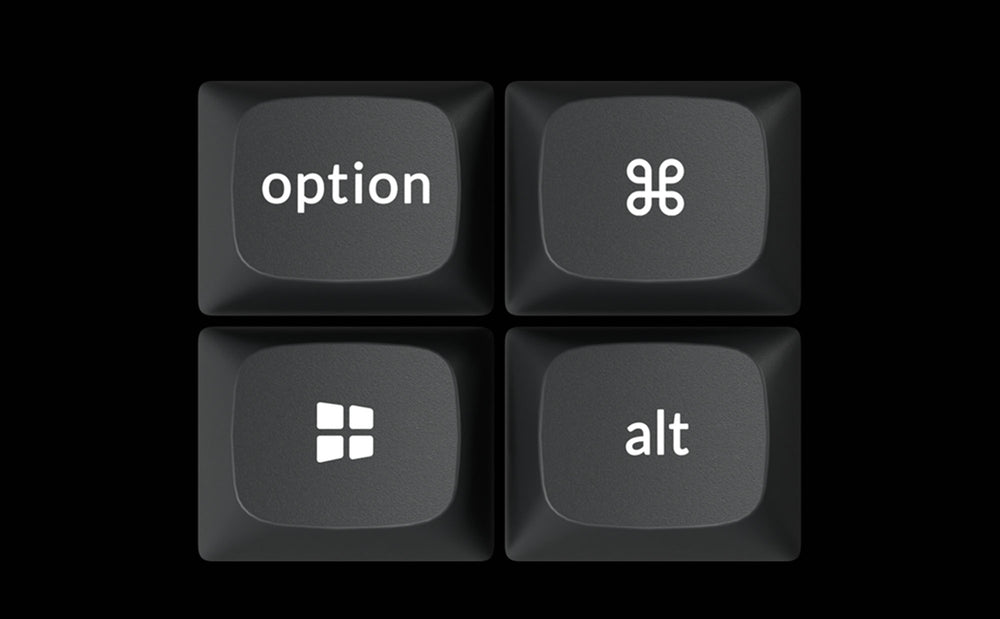 Keycaps para macOS e Windows inclusas no Keychron K8 Ultra 8K
