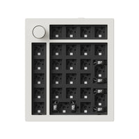 Keychron Q0 Max QMK VIA custom number pad knob full aluminum white frame for Mac Windows RGB backlight barebone
