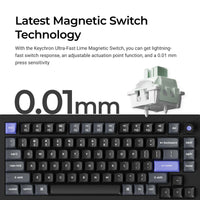 Keychron Q1 HE 8K Ultra-fast Lime Magnetic Switch