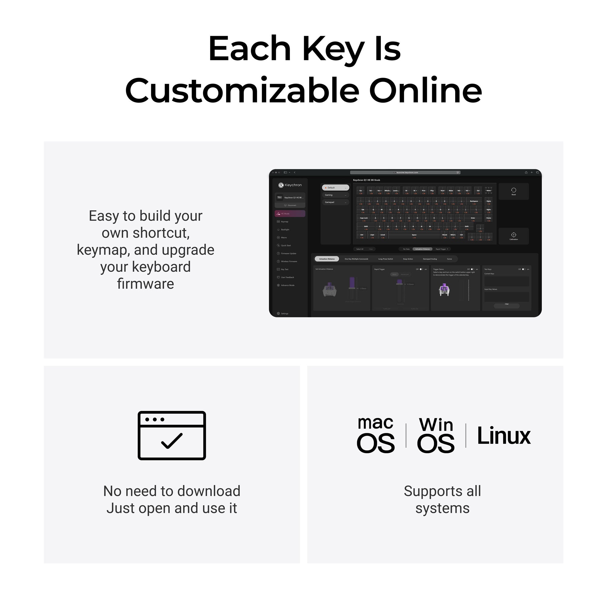 Keychron Q1 HE 8K Magnetic Switch Keyboard keyboard image
