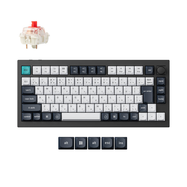 Keychron Q1max & Q0max セット Keychron Q1 Max QMK Wireless Custom Mechanical Keyboard (Japan JIS Lay