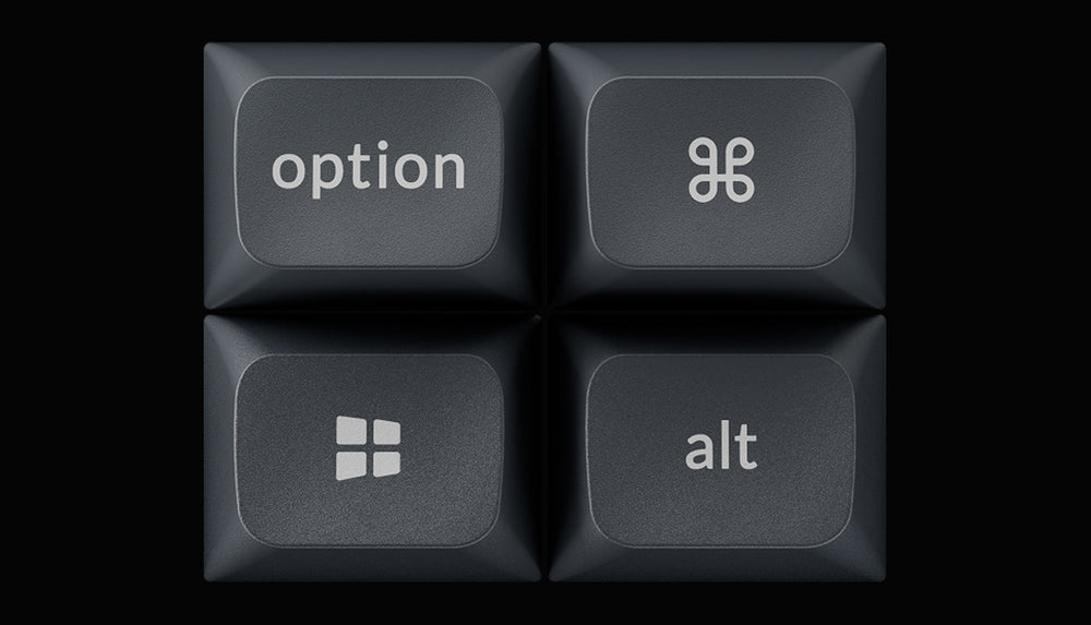 Keycaps para macOS e Windows do Q11 Ultra 8K