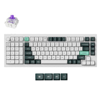 Keychron-Q12-HE-QMK-Wireless-Custom-Keyboard-Full-Aluminum-Shell-White-Frame-Double-Rail-Magnetic-Nebula-Switch