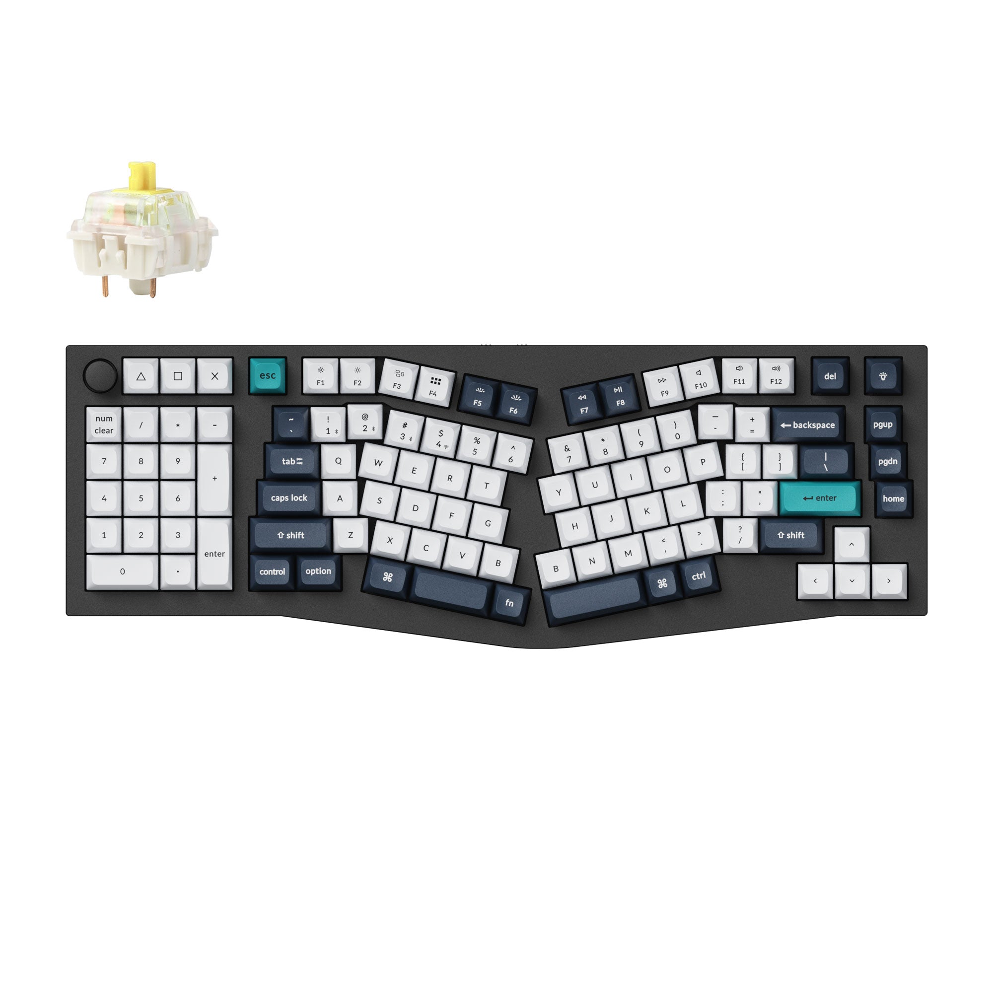 Keychron Q14 Max (Alice Layout) QMK Wireless Custom Mechanical Keyboard keyboard image
