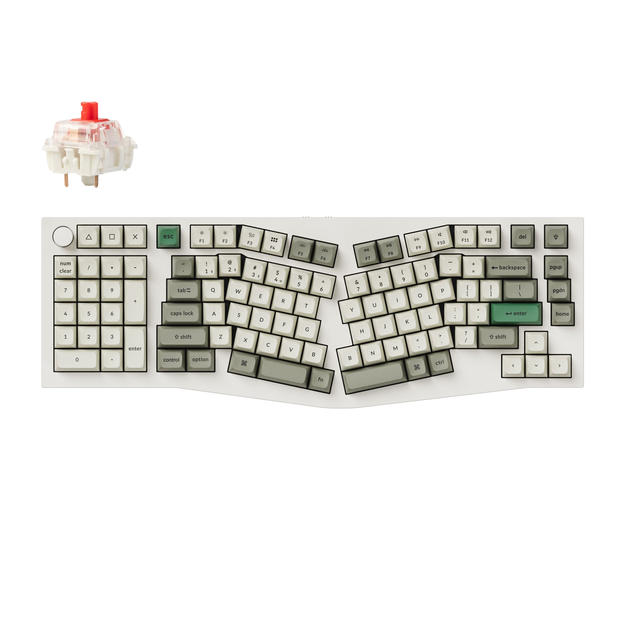 Keychron Q14 Max (Alice Layout) QMK Wireless Custom Mechanical Keyboard keyboard image