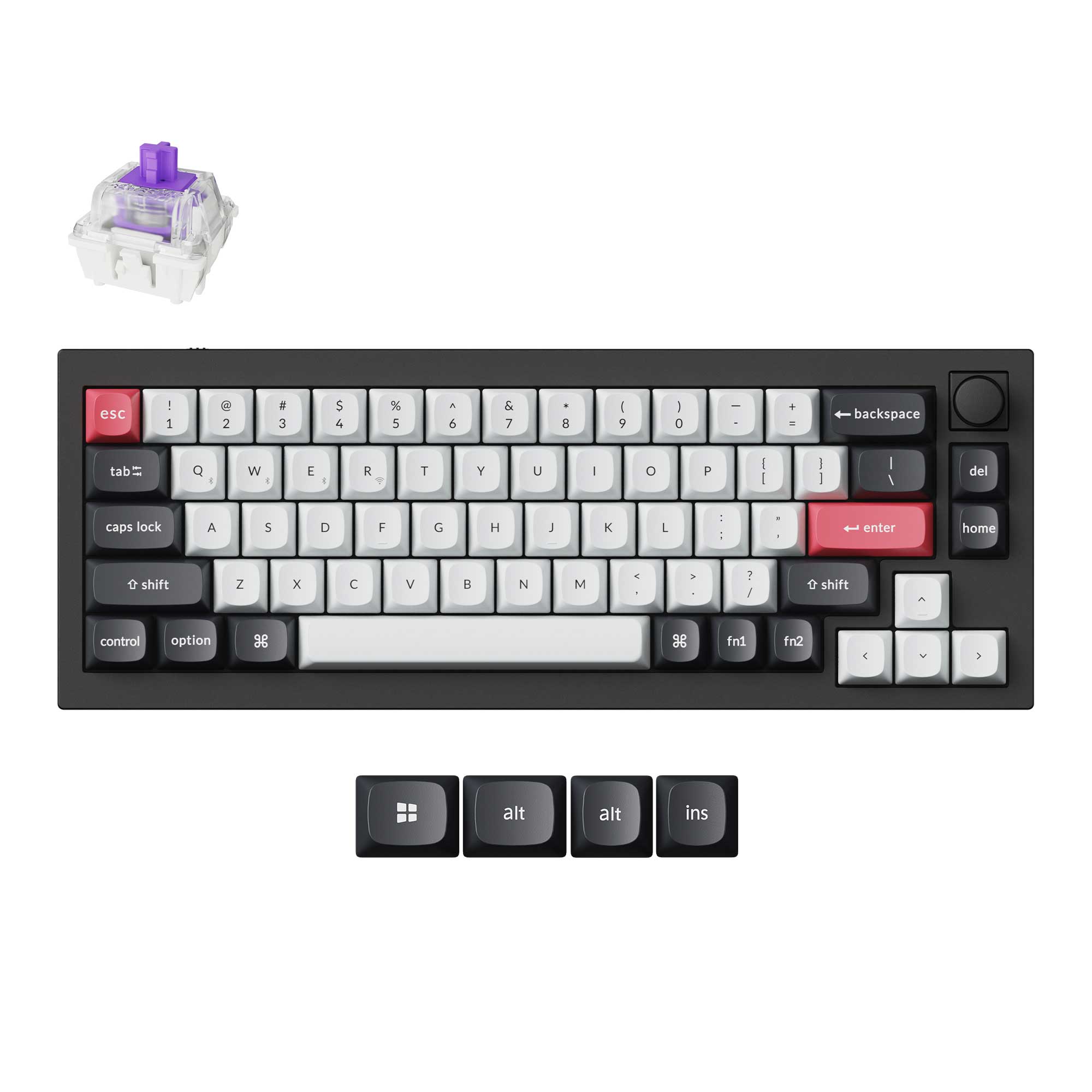 Keychron Q2 HE QMK Wireless Custom Keyboard keyboard image