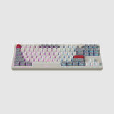 Keychron Q3 Max QMK VIA Wireless Custom Mechanical Keyboard 80% Layout Aluminum White Side-Printed PBT Keycaps for Mac Windows Linux