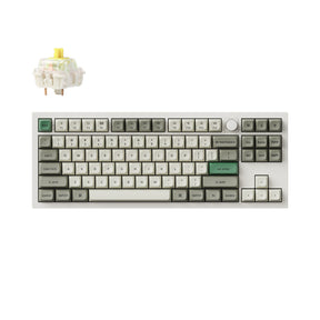 Keychron Q3 Max QMK VIA Wireless Custom Mechanical Keyboard 80% Layout Aluminum White Fully Assembled Knob for Mac Windows Linux Gateron Jupiter Banana