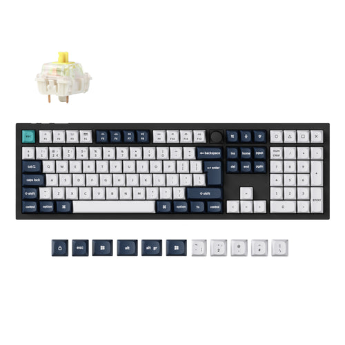 Keychron Q6 Max QMK/VIA Wireless Custom Mechanical Keyboard ISO Layout Collection