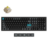 Keychron-Q6-Ultra-8K-Wireless-Custom-Mechanical-Keyboard-Black-Keychron-Silk-POM-Switch-Banana