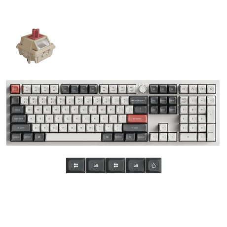 Keychron-Q6-Ultra-8K-Wireless-Custom-Mechanical-Keyboard-White-Keychron-Silk-POM-Switch-Red