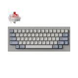 Keychron Q60 Max QMK VIA Wireless Custom Mechanical Keyboard 60 Percent Layout for Mac Windows Linux Gateron Jupiter Red