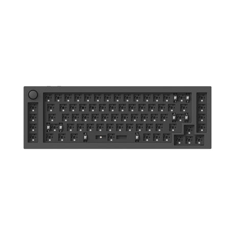 Keychron Q65 Max QMK VIA Wireless Custom Mechanical Keyboard black 65 Percent Layout for Mac Windows Linux barebone black