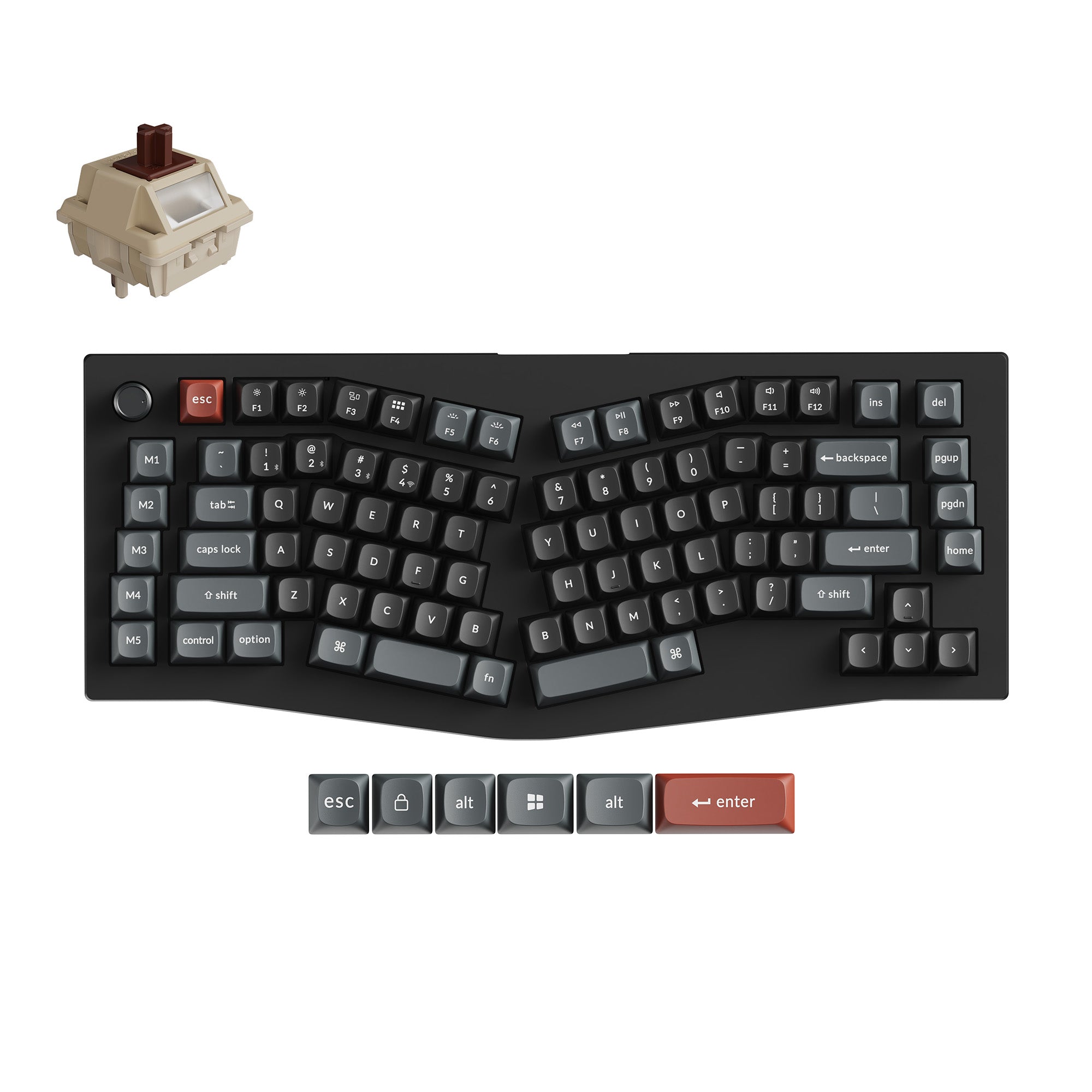 Keychron-V10-Ultra-8K-Alice-Brown-Switch