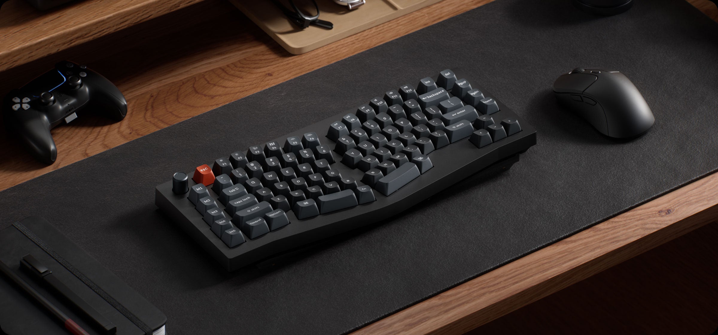 Keychron-V10-Ultra-8K-Wireless-Custom-Mechanical-Keyboard-black