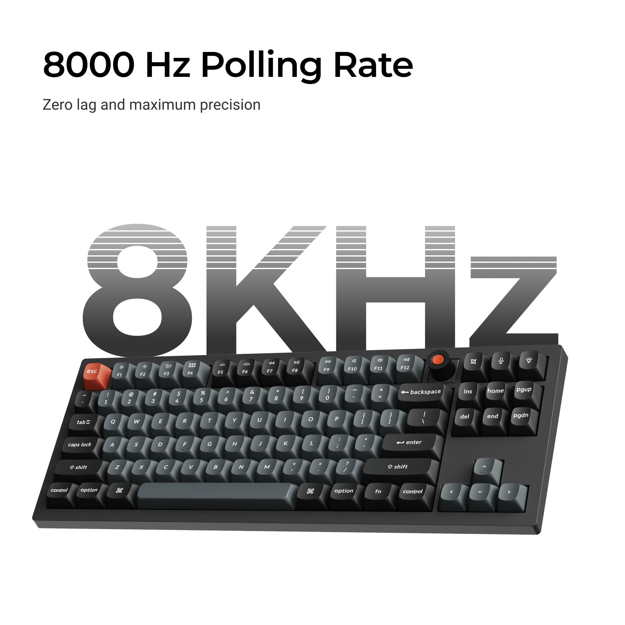 Keychron V3 8K QMK Wired Custom Mechanical Keyboard